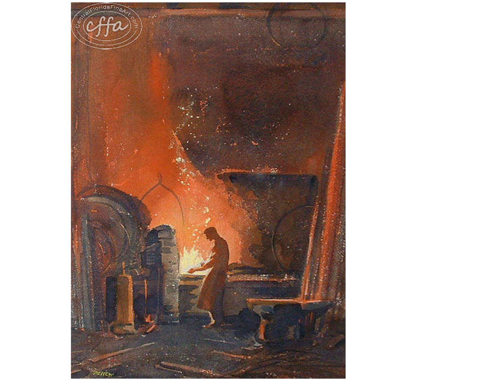 John Pellew (1903 - 1993), John Clifford Pellew's work is represented at the Metropolitan Museum of Art, the Brooklyn Museum of Art, the Butler Institute of American Art, the Newark Museum, the Georgia Museum of Fine Art, the Adelphi College, and the New Britain Museum of American Art. CentralFloridaFineArt.com