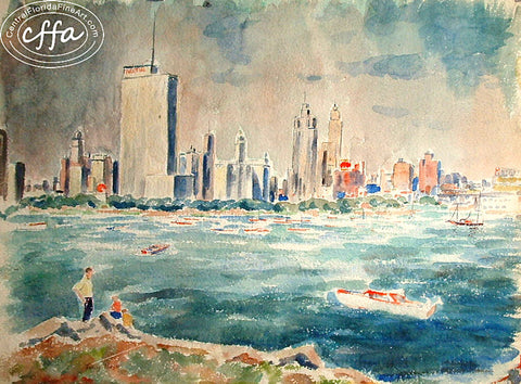 Tunis Ponsen  (1891 - 1968)  was a member of the Chicago Painters and Sculptors, Chicago Gallery Association, and the Chicago Society of Artists. CentralFloridaFineArt.com