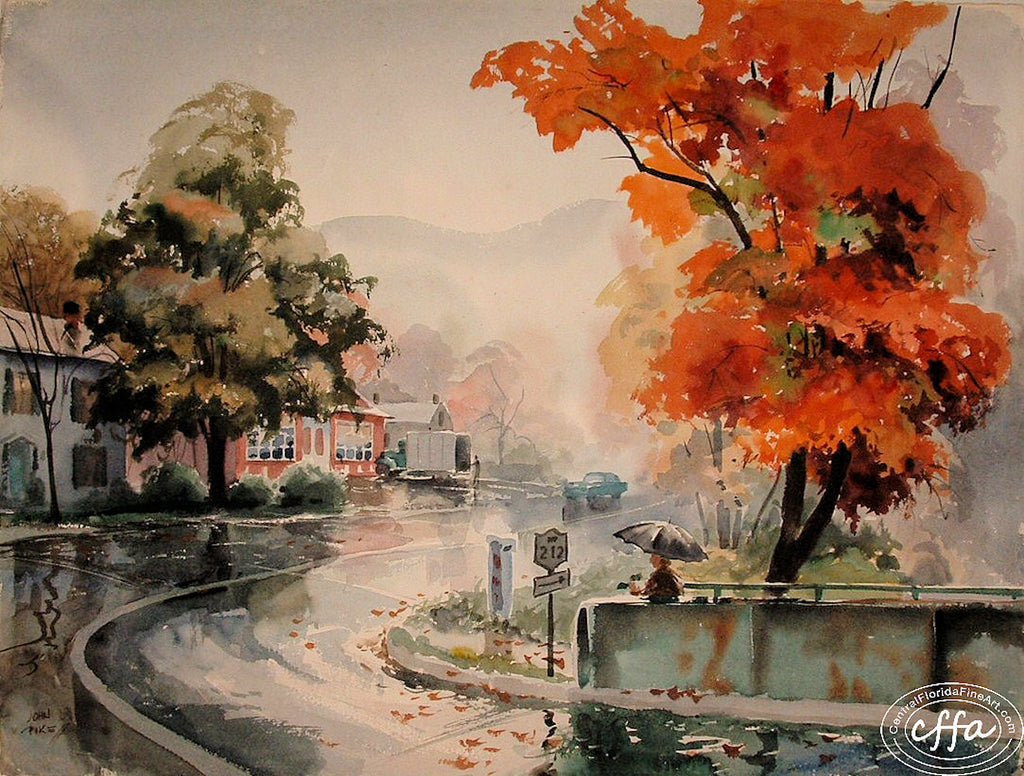 John Pike (1911- 1979), John Pike is a member of the National Academy of Design and the American Watercolor Society. While operating the John Pike Watercolor School in Woodstock, N.Y. 1960-1979, he attracted many professional artists from around the country. CentralFloridaFineArt.com
