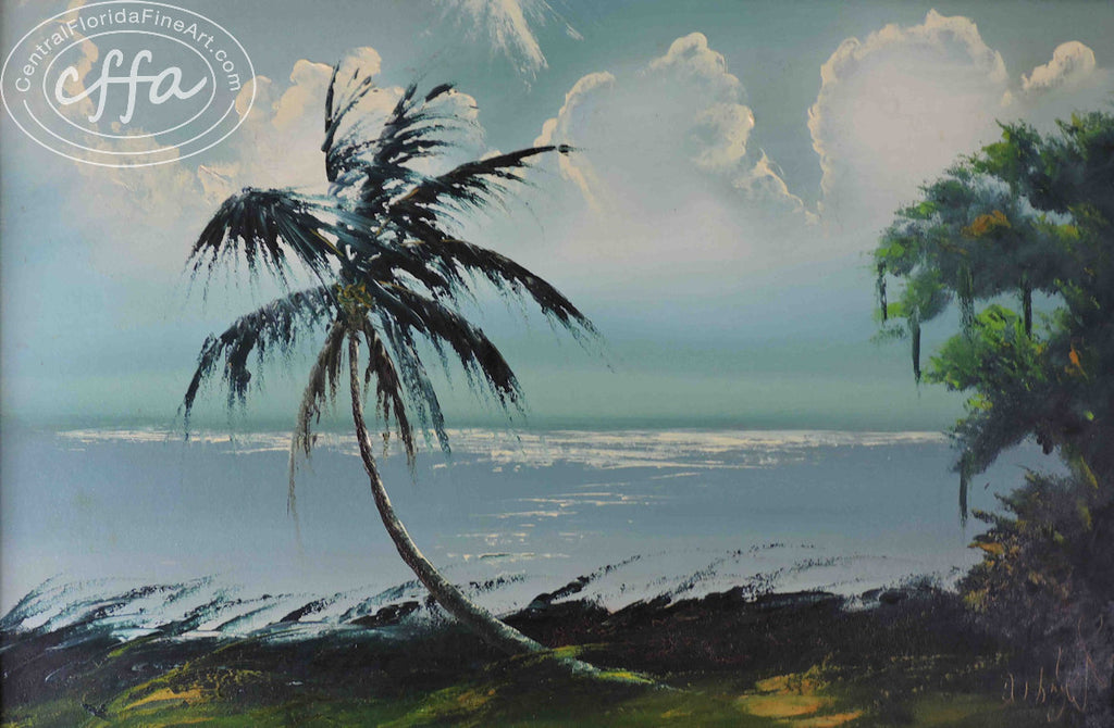Florida Highwaymen painter Isaac Knight, offered for sale by Central Florida Fine Art