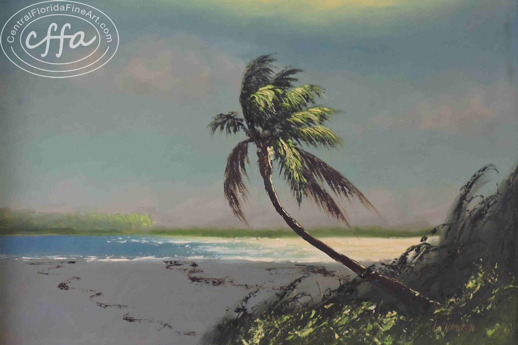 Florida Highwaymen painter Lemuel Newton, offered for sale by Central Florida Fine Art
