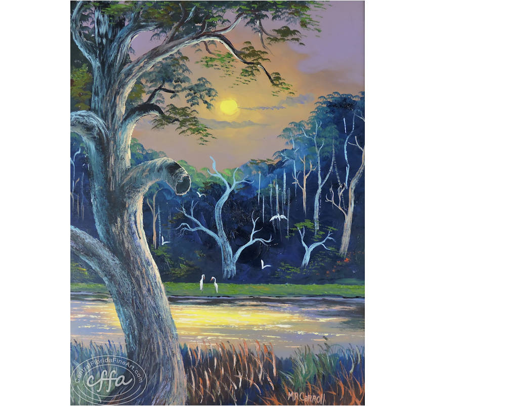  Florida Highwaymen painter Mary Ann Carroll, offered for sale by Central Florida Fine Art